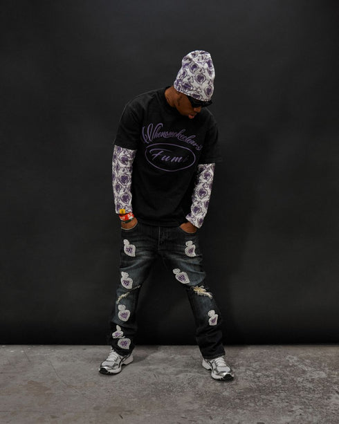 WHENSMOKECLEARS Fumi Diamont Denim Jeans Mens Apparel