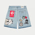 GODSPEED Patch Work Denim Shorts Mens Apparel