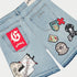 GODSPEED Patch Work Denim Shorts Mens Apparel