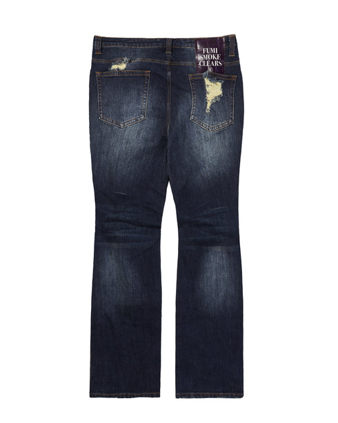 WHENSMOKECLEARS Fumi Diamont Denim Jeans Mens Apparel