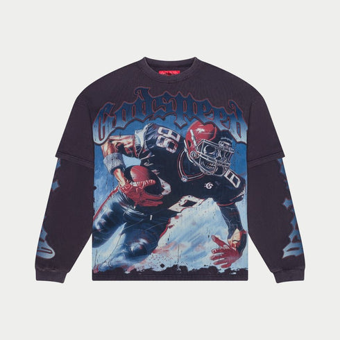 GODSPEED Endzone Dual Layared L/s Tee Mens Apparel