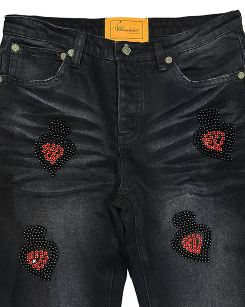 WHENSMOKECLEARS Diamond Denim Mens Apparel
