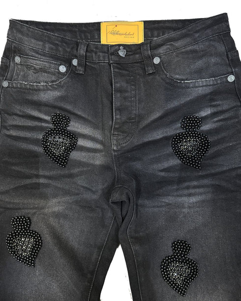 WHENSMOKECLEARS Diamond Denim Mens Apparel