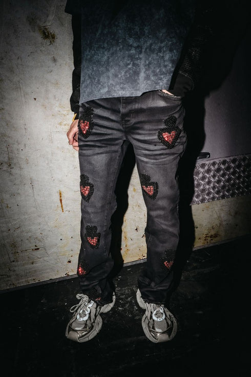 WHENSMOKECLEARS Diamond Denim Mens Apparel