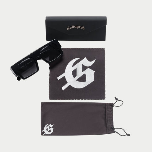 GODSPEED OG Black Sunglasses – Bold Streetwear Accessories | Asphalt NYC