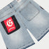GODSPEED Patchwork Denim Shorts Mens Apparel