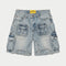 GODSPEED Octagon Cargo Denim Shorts Mens Apparel