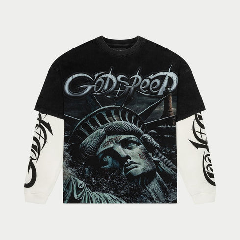 GODSPEED Sunken Liberty 2 Layered Tee Mens Apparel
