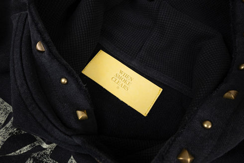 WHENSMOKECLEARS Studded Logo Hoodie