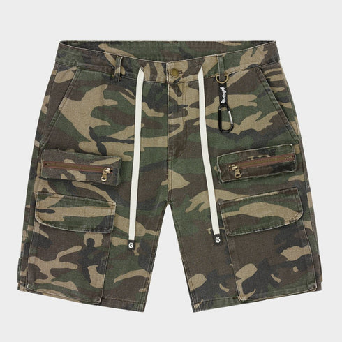 GODSPEED Militia Cargo Camo Shorts Men's Apparel