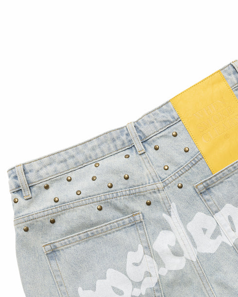 WHENSMOKECLEARS Stargaze Denim Mens Apparel