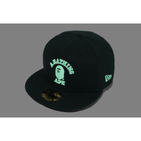 BAPE Glow In Dark College New Era59 Accessories