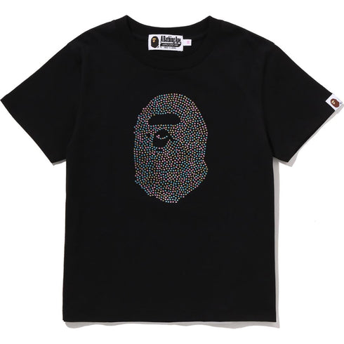 BAPE Ape Head Crystal Stone Mini Tee Women's Apparel