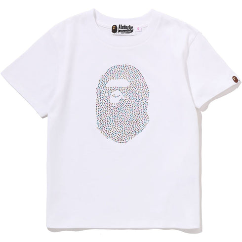 BAPE Ape Head Crystal Stone Mini Tee Women's Apparel