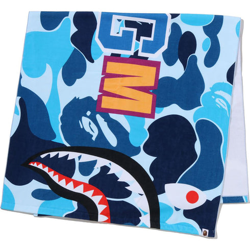 BAPE Abc Camo Shark Beach Towel Accessories