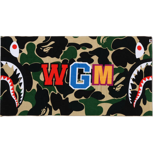 BAPE Abc Camo Shark Beach Towel Accessories