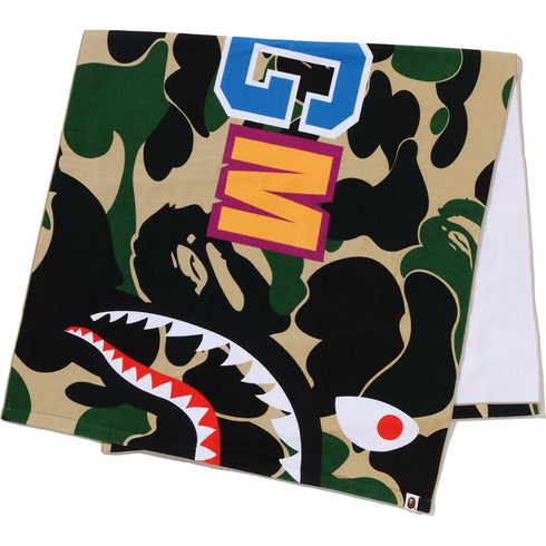 BAPE Abc Camo Shark Beach Towel Accessories