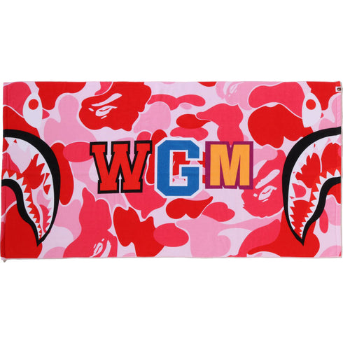 BAPE Abc Camo Shark Beach Towel Accessories