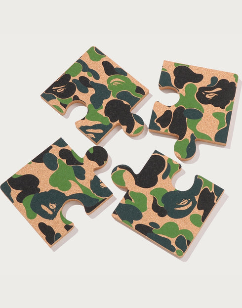 BAPE Abc Camo Puzzle Cork Coaster Accessories