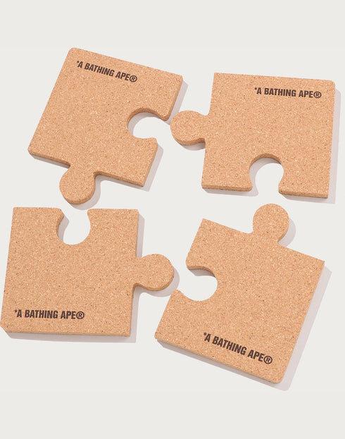 BAPE Abc Camo Puzzle Cork Coaster Accessories