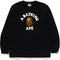 BAPE College L/s Tee Men's Apparel