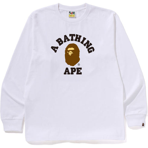 BAPE College L/s Tee Men's Apparel