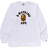 BAPE College L/s Tee Men's Apparel