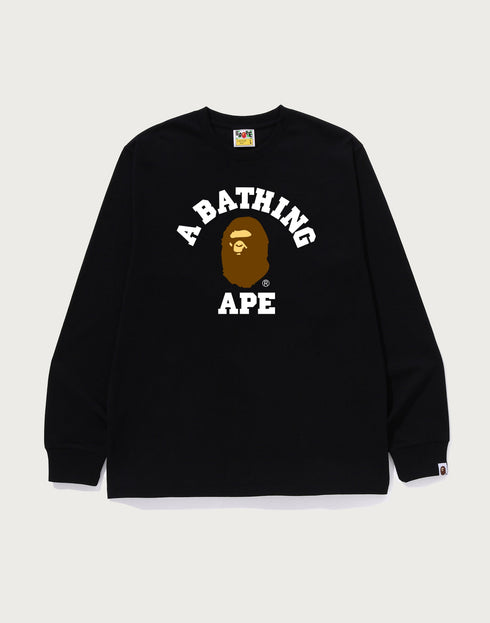 BAPE College L/S Tee Men's Apparel