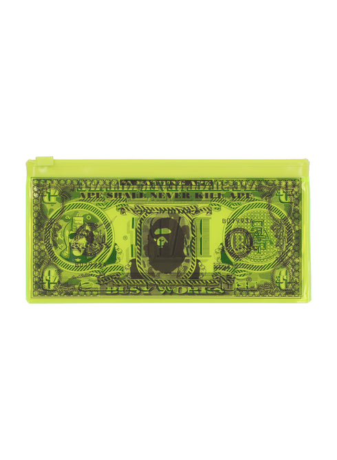 BAPE Banknote Design Clear Pouch Accessories