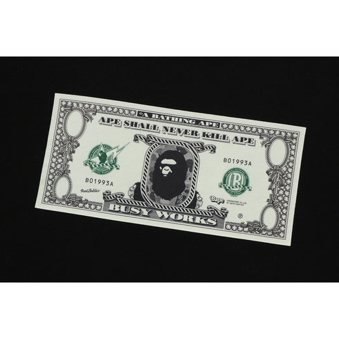 BAPE Banknote Relaxed Fit Crewneck Sweatshirt Men's Apparel