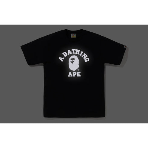 BAPE Reflective On College Tee Men's Apparel