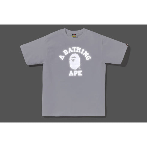 BAPE Reflective On College Tee Men's Apparel