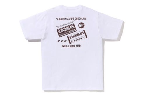 BAPE Chocolate Ape Head Tee Kid's Apparel