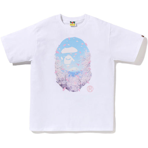 BAPE Sakura Photo Ape Head Tee Men's Apparel