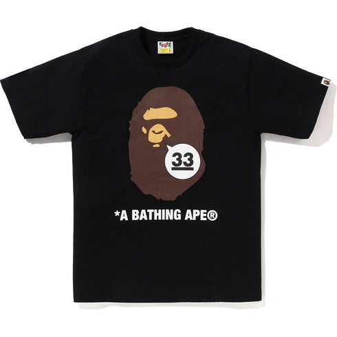 BAPE 33rd Anniv. Ape Head Tee Men's Apparel