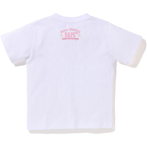 BAPE Sakura Photo Ape Head Tee Kids Apparel