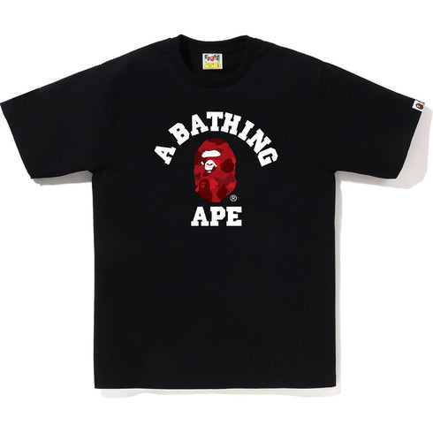 BAPE Color Camo College Tee Men's Apparel