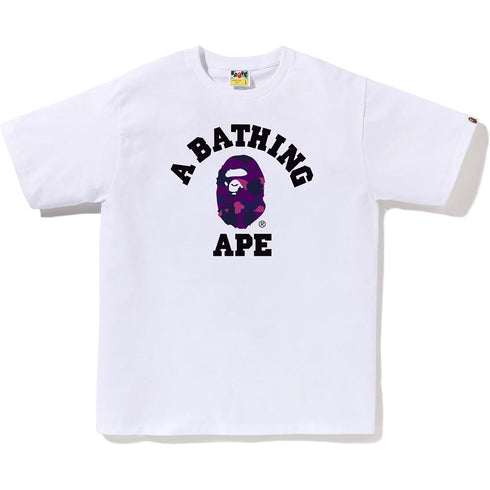BAPE Color Camo College Tee Men's Apparel