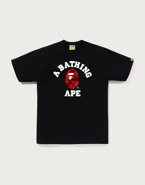 BAPE Color Camo College Tee Men's Apparel