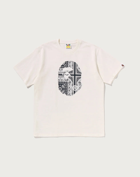 Paisley Pattern Ape Head Tee Mens Apparel