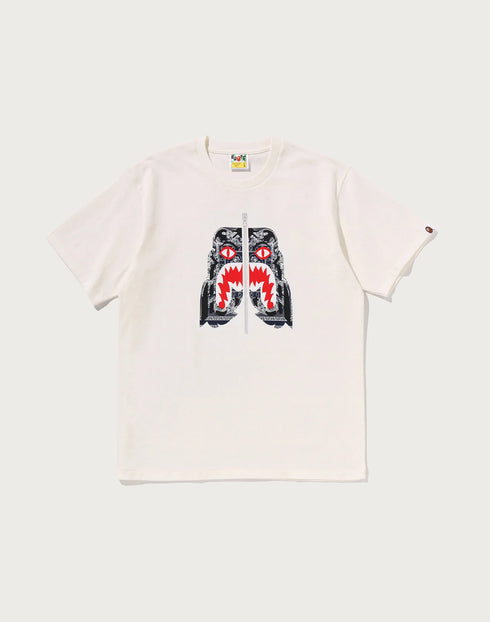 Paisley Pattern Tiger Face Tee Mens Apparel