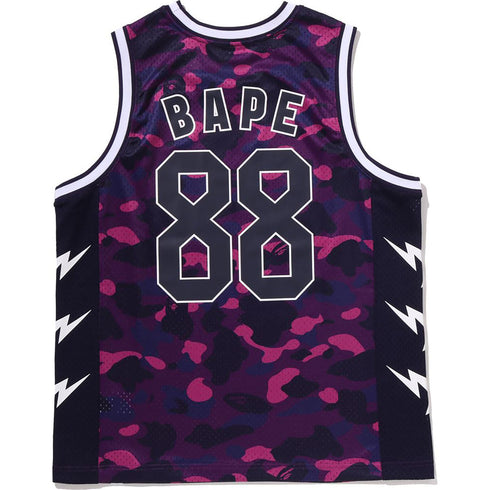 BAPE Color Camo Mesh Multi Logo Men's Apparel