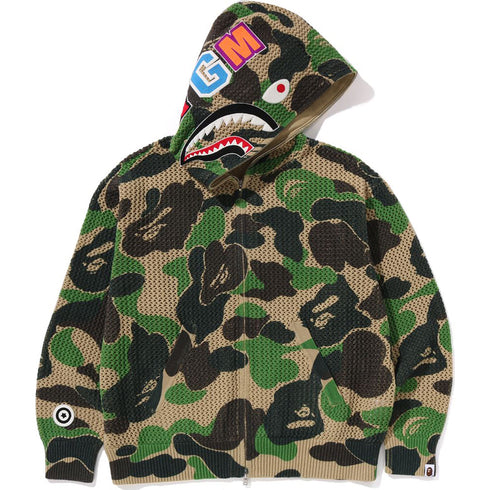 BAPE ABC Camo Crochet Shark Relaxed Men's Apparel