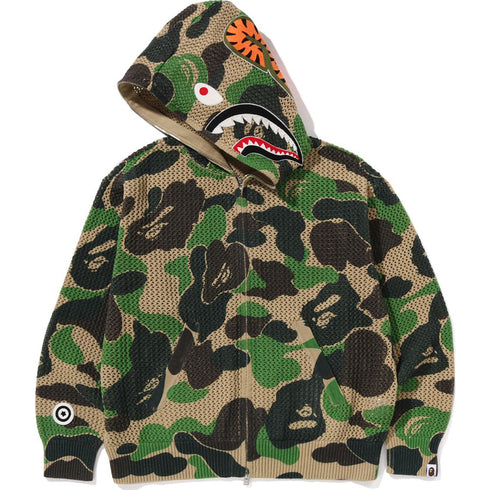 BAPE ABC Camo Crochet Shark Relaxed Men's Apparel