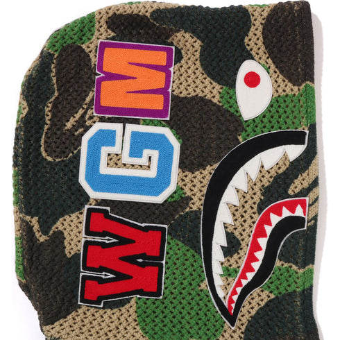 BAPE ABC Camo Crochet Shark Relaxed Men's Apparel