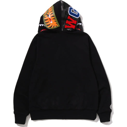 BAPE Color Camo Reversible Shark Zip-Up Hoodie Men's Apparel