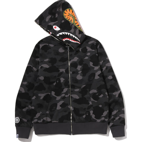 BAPE Color Camo Reversible Shark Zip-Up Hoodie Men's Apparel