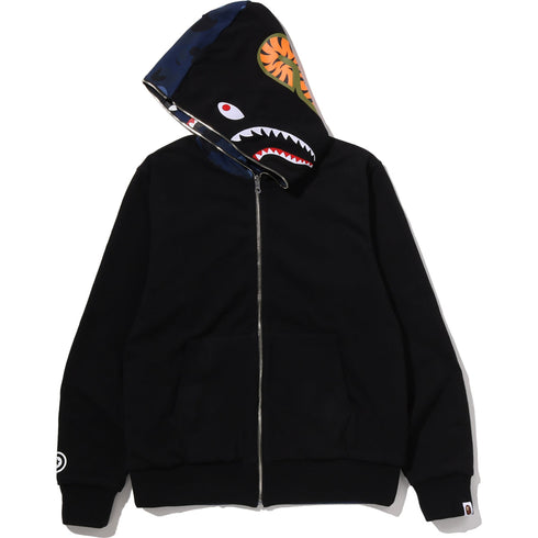 BAPE Color Camo Reversible Shark Zip-Up Hoodie Men's Apparel