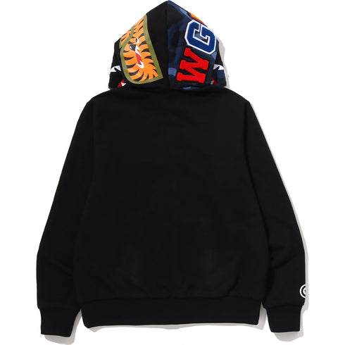 BAPE Color Camo Reversible Shark Zip-Up Hoodie Men's Apparel