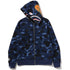 BAPE Color Camo Reversible Shark Zip-Up Hoodie Men's Apparel